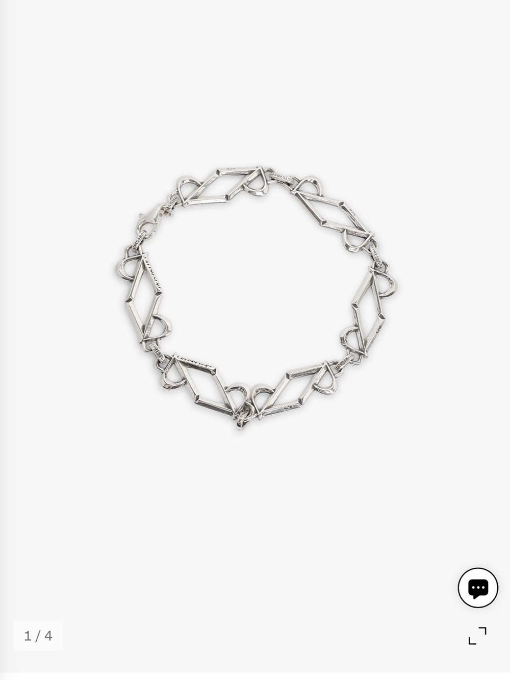 Represent Initial Chain Bracelet - Picture 8 of 8